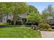 Attractive single Gathering home with a well-kept lawn and mature trees, showcasing curb appeal in a residential neighborhood at 3019 Sunset Dr, Charlotte, NC 28209