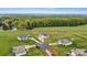 Scenic aerial shot of a residence highlighting its spacious yard and serene cul-de-sac setting at 3659 Kimber Ln, Sherrills Ford, NC 28673