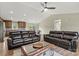 Spacious open-concept living area with a kitchen and dining area and wood floors at 3659 Kimber Ln, Sherrills Ford, NC 28673