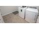 Functional laundry room with a modern washer and dryer setup at 529 Cellini Pl # 243, Mount Holly, NC 28120