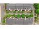 Aerial view of townhomes with well-maintained landscaping and street parking at 534 Donatello Ave, Charlotte, NC 28205