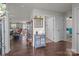 Spacious entryway featuring hardwood floors, stylish decor, and an open floor plan at 550 Cherry Blossom Nw Ave, Concord, NC 28027