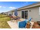 Cozy patio area with outdoor seating and umbrella, perfect for relaxing and entertaining guests at 550 Cherry Blossom Nw Ave, Concord, NC 28027