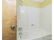 Bathroom view featuring the bathtub and shower combo with neutral paint and fixtures at 5944 Freedom Dr, Charlotte, NC 28214