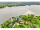 Lakefront home with a private drive and mature trees at 6788 Bucleigh Rd on Lake Norman at 6788 Bucleigh Rd, Clover, SC 29710