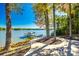 Picturesque waterfront view with a private dock and a scenic walking path at 6788 Bucleigh Rd, Clover, SC 29710