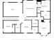 An overhead floor plan of the second floor of the house shows bedrooms, baths, and closets at 7731 Harrington Woods Rd # 17, Charlotte, NC 28269