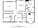 Floor plan of the second floor shows primary bedroom with bath, walk in closet, laundry and additional bedrooms at 7731 Harrington Woods Rd # 17, Charlotte, NC 28269
