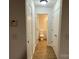 Hallway view with doors to a bedroom and bathroom at 8829 Michaw Ct, Charlotte, NC 28269