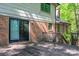A wood deck with sliding glass doors to the home's interior at 1058 General Hoke Dr, Lincolnton, NC 28092