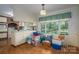 Well-lit kitchen featuring large windows, ample cabinet space, and convenient access to the outdoors at 1058 General Hoke Dr, Lincolnton, NC 28092