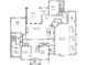 Detailed floor plan showcasing the layout of the first floor, including the kitchen and great room at 110 Hunts Landing Dr, Mooresville, NC 28117