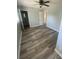 Cozy bedroom featuring wood-look flooring, ceiling fan and neutral walls at 131 Mays Ct, Rock Hill, SC 29730