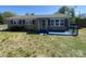 Charming single-story brick home with a blue painted front porch, shutters, and well-maintained landscaping at 131 Mays Ct, Rock Hill, SC 29730