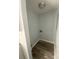 Compact utility room featuring wood-look flooring, light blue walls, and essential hookups at 131 Mays Ct, Rock Hill, SC 29730