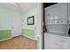 Convenient laundry area with stacked washer and dryer, offering space-saving efficiency at 132 Larboard Trl, Mount Gilead, NC 27306