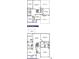 Detailed floor plan showcasing the layout of the home's two stories at 1465 Mocksville Hwy # 20, Statesville, NC 28625