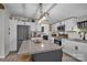 Well-appointed kitchen with stainless steel appliances, a central island, and ample storage at 151 Brown Farms Dr, Cleveland, NC 27013