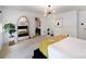 Spacious bedroom with decorative mirror, plush carpet, and bright, neutral decor at 1911 Almond Hills Dr, Charlotte, NC 28262