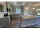 Well-appointed kitchen features stainless appliances, granite counters and gray cabinetry at 228 Mountain Island Dr # 38, Statesville, NC 28677