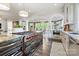 Gourmet kitchen with granite countertops, a stainless steel range, and an open layout at 2500 Giverny Dr, Charlotte, NC 28226