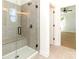 Bathroom features modern glass shower enclosure at 2501 Elon St, Charlotte, NC 28208