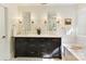 Bathroom boasts double sinks, a modern vanity, and a soaking tub at 2621 Huntman Way, Charlotte, NC 28226