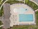 Aerial view of community pool featuring lap lanes and lounge areas at 291 Preston Rd, Mooresville, NC 28117