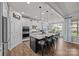 Modern kitchen with a large island, stainless steel appliances, and an open layout perfect for entertaining at 291 Preston Rd, Mooresville, NC 28117
