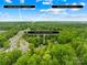 An aerial shot highlighting the property's convenient access to Charlotte Douglas Airport and I-85 at 509 Carole Ln, Charlotte, NC 28214