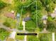 An aerial view of the property shows its layout, landscaping, and location within the neighborhood at 509 Carole Ln, Charlotte, NC 28214