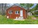A brick house showing the back exterior and clean lawn at 728 21St Sw St, Hickory, NC 28602