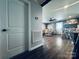 Spacious living room with hardwood floors, ceiling fan, and comfortable seating area leads to other spaces at 835 Leach Rd, Salisbury, NC 28146