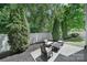 Patio with outdoor seating, privacy fence, and landscaped surroundings at 861 Watling St, Fort Mill, SC 29715