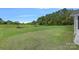 Expansive backyard with lush green grass and trees at 9867 Travertine Trl, Davidson, NC 28036