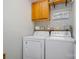 Functional laundry room with appliances, storage and decorative touches at 10354 Scotland Ave, Fort Mill, SC 29707