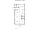 A clear view of the home's layout, showcasing the placement of bedrooms, bathrooms, kitchen, and living spaces at 109 W Poplar St, Stanley, NC 28164