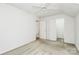 Bedroom with neutral carpet, two closets, and an overhead ceiling fan at 11539 Delores Ferguson Ln, Charlotte, NC 28277