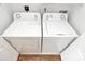 The laundry room is equipped with a washing machine and dryer at 11539 Delores Ferguson Ln, Charlotte, NC 28277