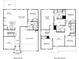 Detailed floor plan showcasing the layout of the home's first and second floors at 117 Vaquaro Dr, Mooresville, NC 28115