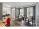 Comfortable living room with stylish furniture and neutral tones at 12531 Morning Creek Ln, Charlotte, NC 28214