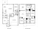 Detailed two-story floor plan showcasing layout with kitchen, bedrooms, and living spaces dimensions at 140 Shepherds Landing Dr, Mooresville, NC 28115
