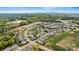 Wide aerial shot of a large community surrounded by greenery and scenic views at 1617 Post Ct, Gastonia, NC 28054