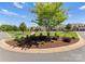 Landscaped cul-de-sac island in a neighborhood featuring well-maintained lawns and inviting homes at 17728 Jetton Green Loop, Cornelius, NC 28031