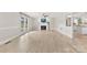 Bright living room with a fireplace and views to the kitchen, perfect for modern living at 2459 Glenridge Dr, Gastonia, NC 28054