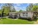 Modern home showcasing a manicured lawn, stylish landscaping, and contemporary architectural details at 3036 Palm Ave, Charlotte, NC 28205