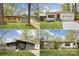 Four exterior views of modern homes are featured on lush green lawns at 3036 Palm Ave, Charlotte, NC 28205