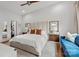 Bright main bedroom with walk-in closet, contemporary decor, and a cozy sitting area at 3036 Palm Ave, Charlotte, NC 28205