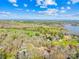 Scenic aerial view of the property, showing proximity to lake and green landscape at 32 Heritage Ln, Shelby, NC 28150