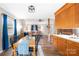 Bright living space with hardwood floors, a brick fireplace and comfortable furniture at 32 Heritage Ln, Shelby, NC 28150